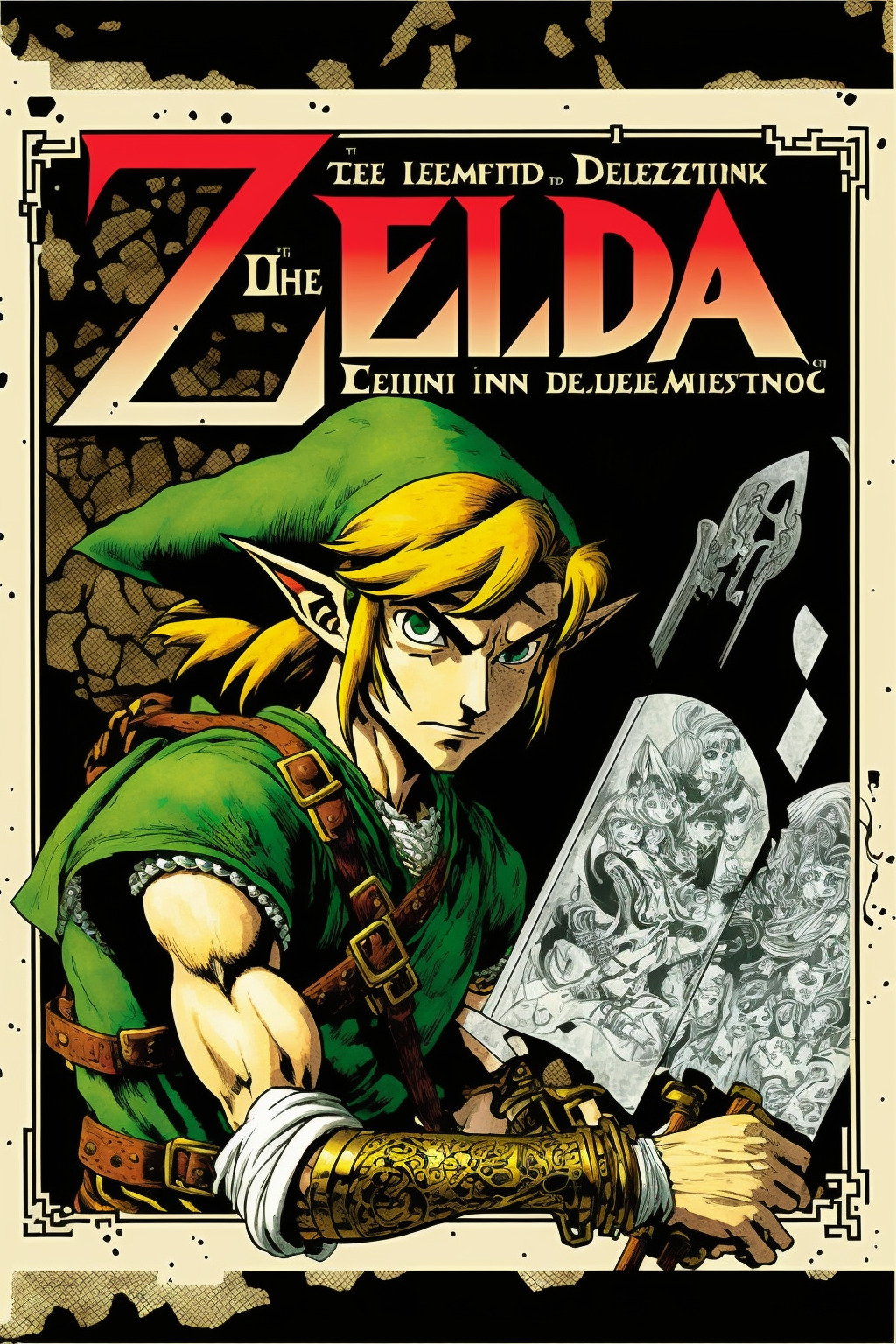 The Legend of Zelda в стиле комиксов DC