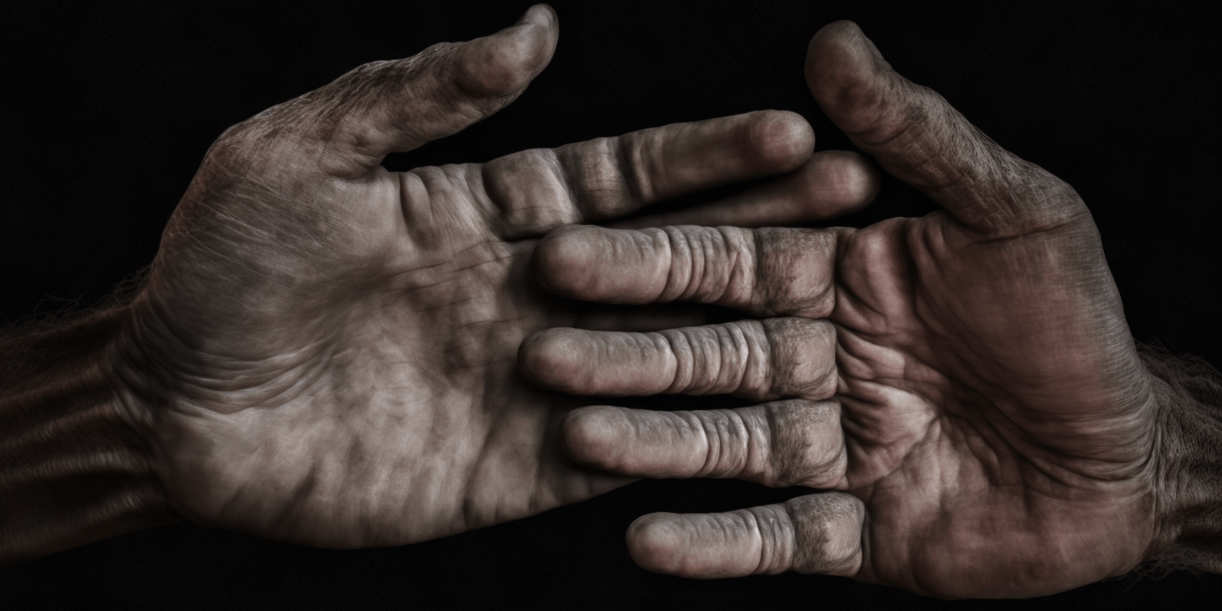 Человеческие руки от Midjourney