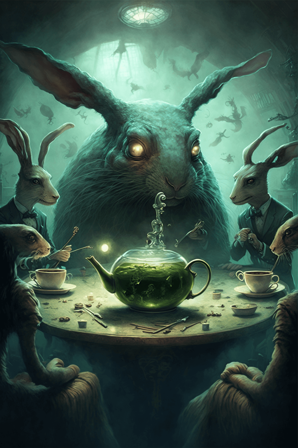 Чаепитие у Мартовского зайца во вселенной Лавкрафта