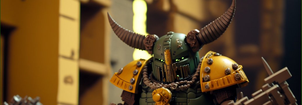 Нейросеть рисует: Warhammer 40k и LEGO встречают Midjourney